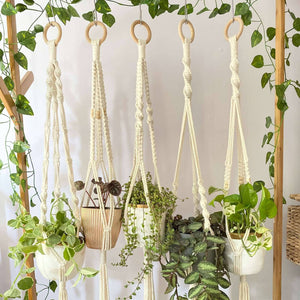 Marikit macrame plant hangers - image