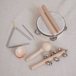 Sustainable Wooden Percussion Instrument Set - image