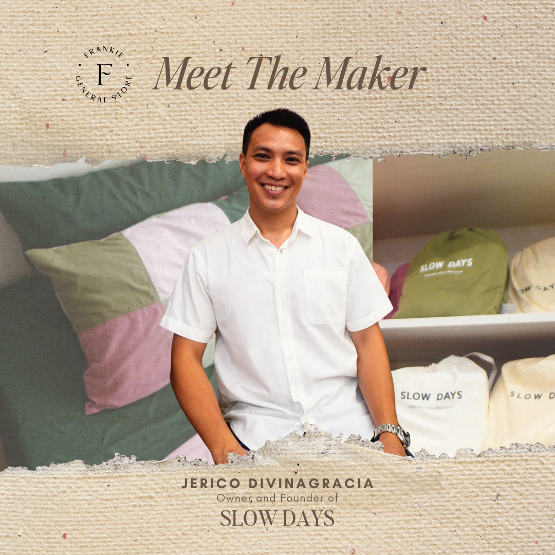 Meet the Maker: Jerico Divinagracia of Slow Days Bed Linen