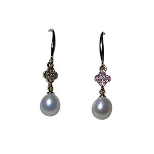 01 FRESHWATER PEARL EARRINGS - image