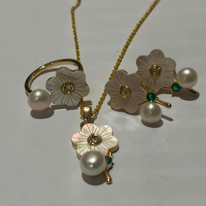 Freshwater pearl set 100 - image