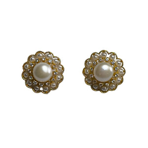 10 FRESHWATER PEARL EARRINGS - image