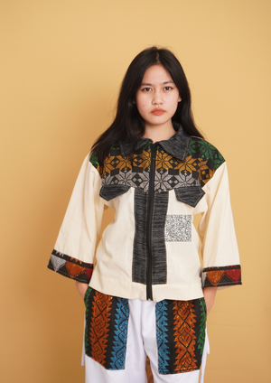 Mhay Cotton linen Jacket - image