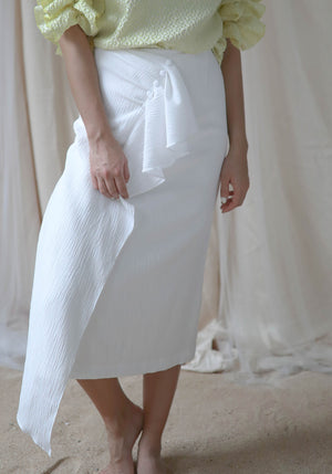 Ruffle Midi Skirt - image