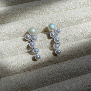 Ophelia Freshwater Pearl Stud Earrings - image