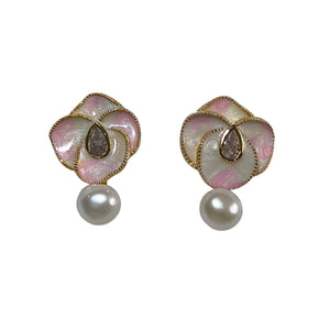 14 FRESHWATER PEARL EARRINGS - image