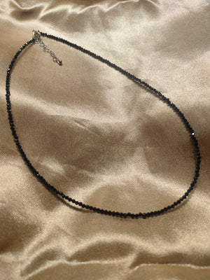 Black Spinel Mini Necklace - image