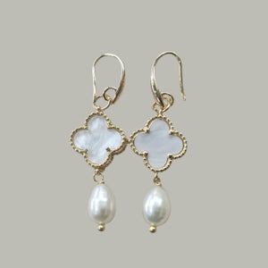 White Clover drop earrings 2 - image