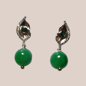 Burmese Leaf Earrings - image