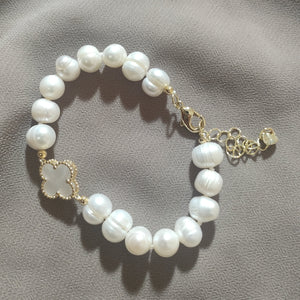 Freshwater pearl bracelet MOP - image