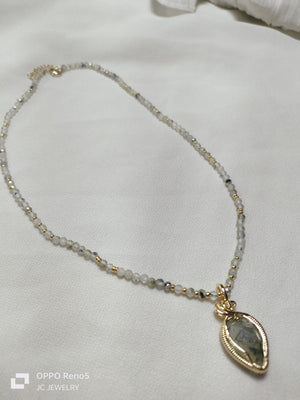 OPAL drop Necklace - image