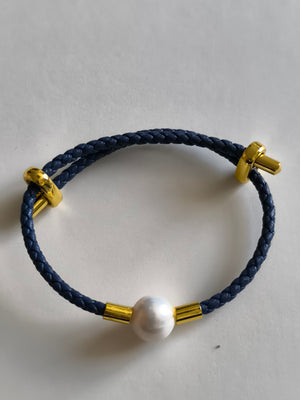 PEARL IN LEATHER BRACEELET 10 - image