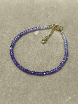 Zircon bracelet violet 6 - image