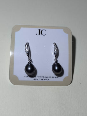 55 FRESHWATER PEARL EARRINGS - image