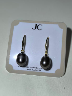 62 FRESHWATER PEARL EARRINGS - image