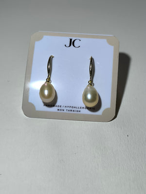 34 FRESHWATER PEARL EARRINGS - image