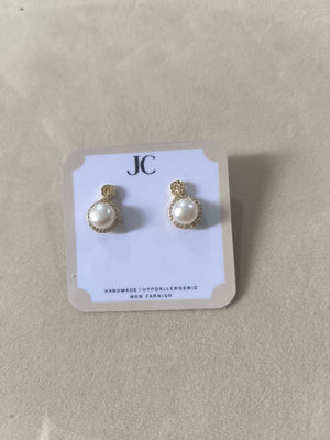 Infinity Pearl Earrings 1 - image