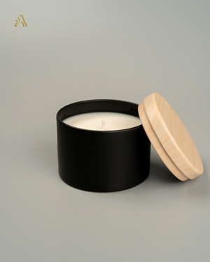Soy Candle in Tin Can with Cover - image