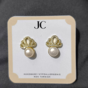 FRESHWATER Pearl Earrings A006 - image