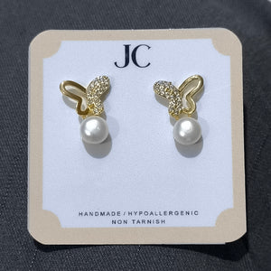 FRESHWATERPEARL EARRINGS A012 - image