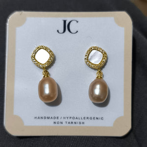 FRESHWAtER PEARL EARRINGS A015 - image