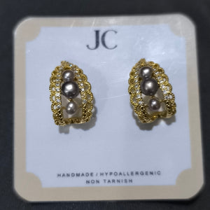 FRESHWATER PEARL EARRINGS A019 - image