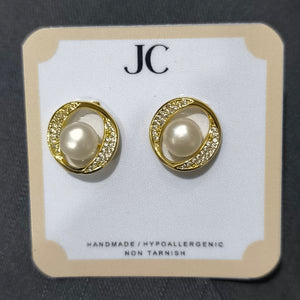 FRESHWATER PEARL EARRINGS A020 - image