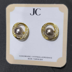 FRESHWATER  PEARL EARRINGS A022 - image