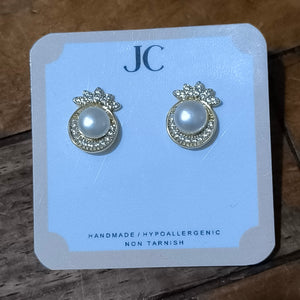 FRESHWATER PEARL EARRINGS A027 - image