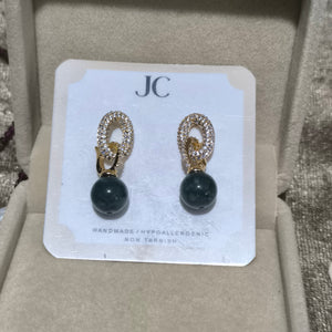 JADE  EARRINGS 1001 - image