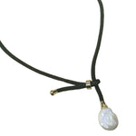 BAROQUE PEARL NECKLACE MOSS GREEN7 - Jcpearlmossgreen