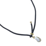 BARPQUE PEARL necklace dark blue 8 - Jxpealrdarkbluebarpque8