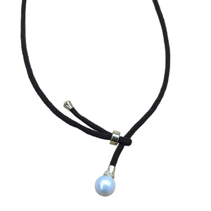 Freshwater Pearl Round Necklace earth brown 6 - image