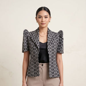 Luna Tapered Filipiniana Inabel Bolero - image