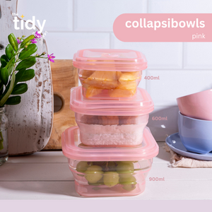 Collapsibowl (Set of 3) - Collapsible Silicone Bowls - image