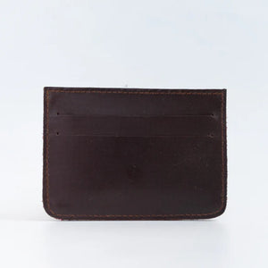 Marawi (Blue) Leather Card Holder - image