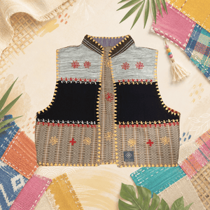 Habili Patchwork Vest - Taho - image