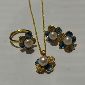 Freshwater pearl set 800 - image