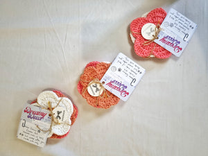 Sakura Crochet Coasters - image