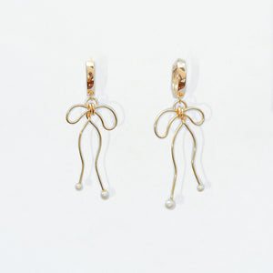 Wire Bow Earrings - image