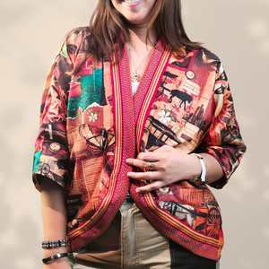 Manila Long Back Cardigan
