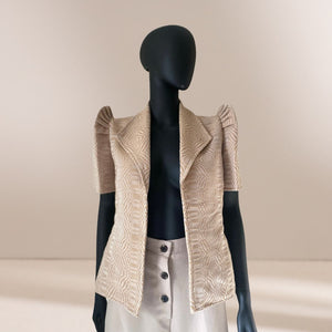 Celestia Tapered Filipiniana Inabel Bolero - image