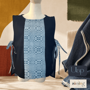 Habili Raw Denim Bib Vest - ULAP - image