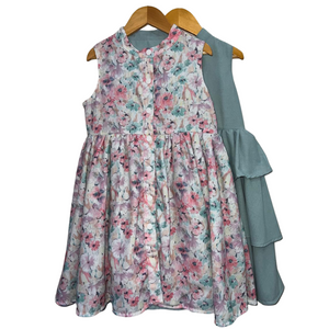 Giselle Reversible Layered Girls Dress - image