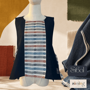 Habili Raw Denim Bib Vest - SIBOL - image