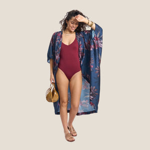 Katleya Flowy Kimono - image