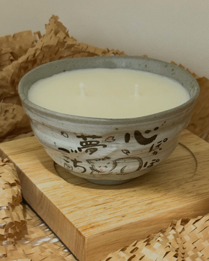 Cat Gray Bowl - Sinta Candle - image