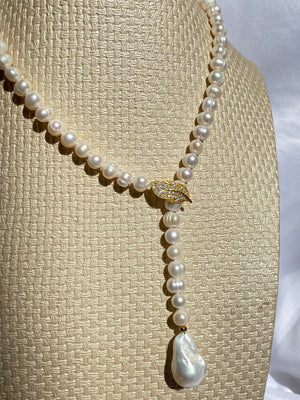 Harriet Baroque Freshwater Pearl Necklace - image