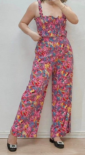 CHLOE PRINTED SET PANTS - image