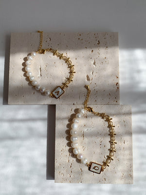 SAB Pearl Chain Bracelet - image